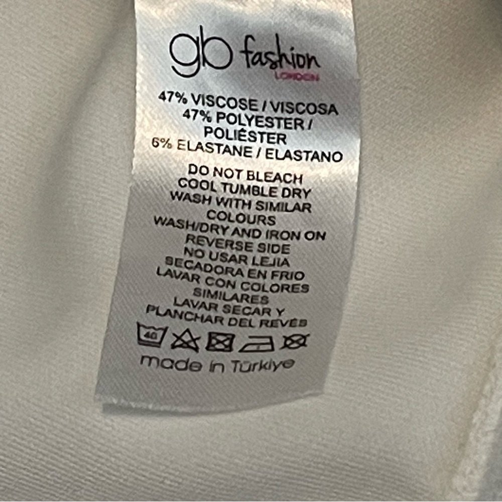 Francesca’s GB Fashion Hôtel de Paris Sweatshirt White Medium New - Picture 4 of 4